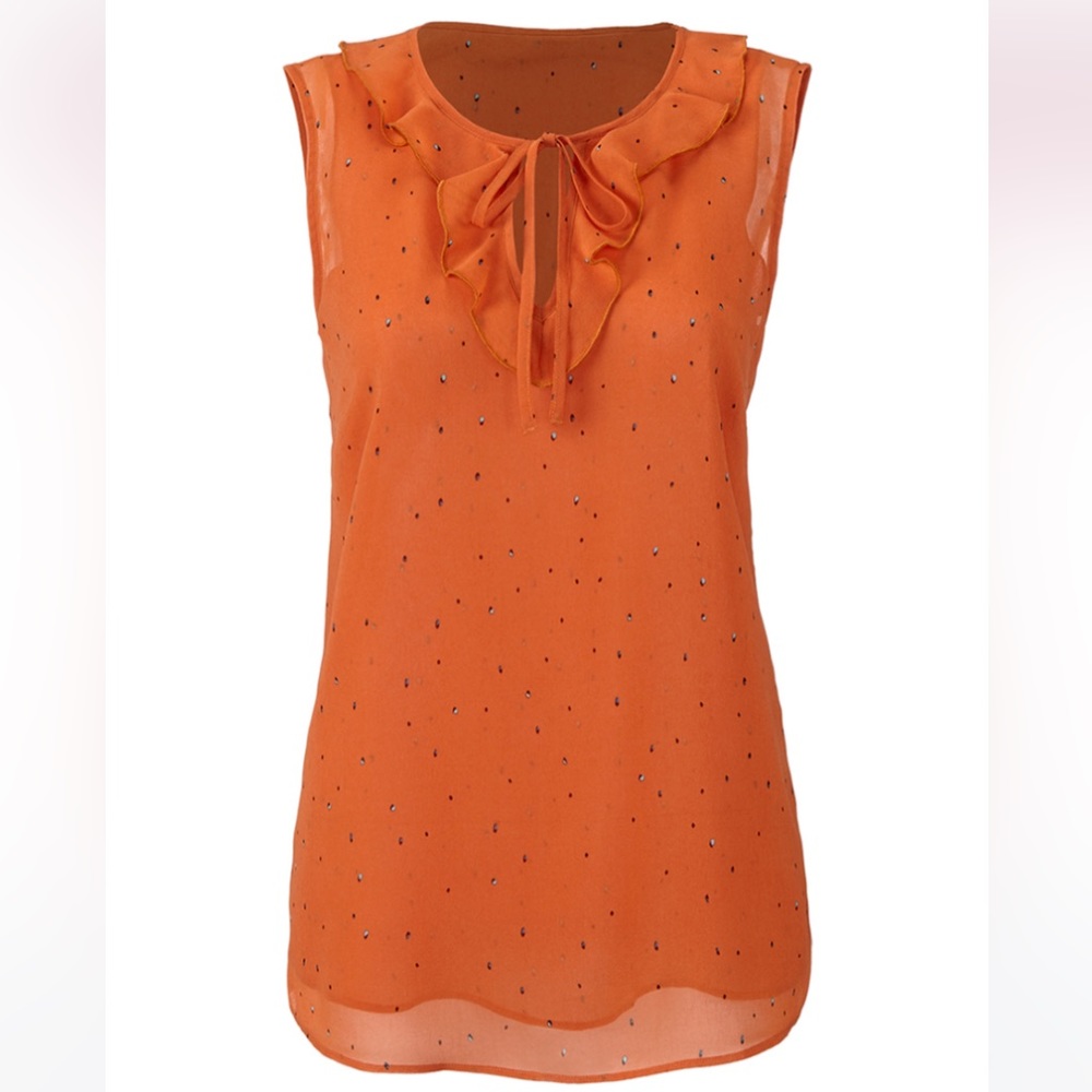 cabi NWOT Sprinkle Top, Soft Dot, SMALL, Fall 19